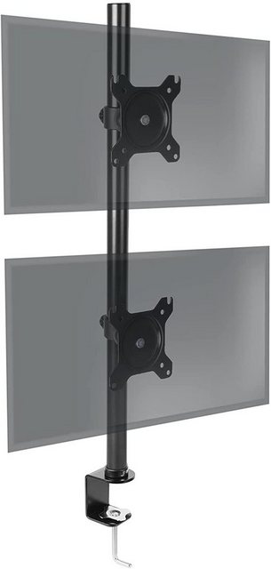 Duronic DM15V2 Monitor-Halterung, (Monitorständer, Doppel-PC-Tischhalterung, Dual Monitorarm)