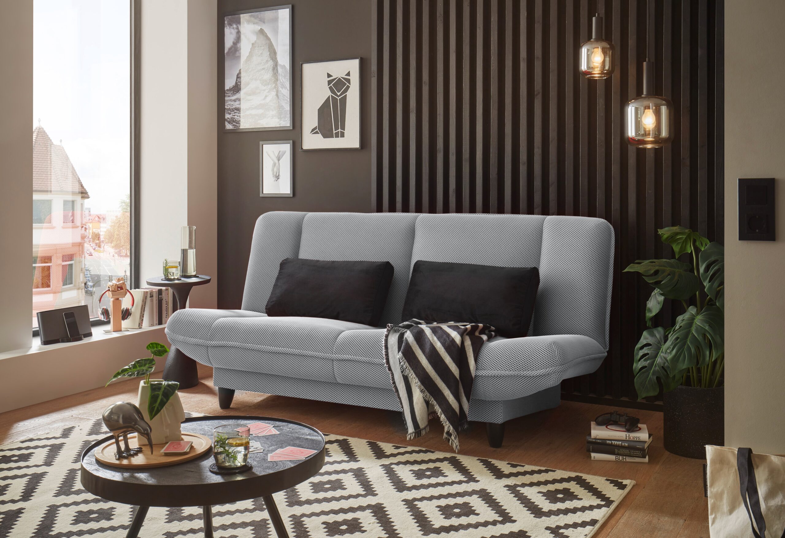 ED EXCITING DESIGN Schlafsofa „Amalia“, mit Schlaffunktion und Bettkasten