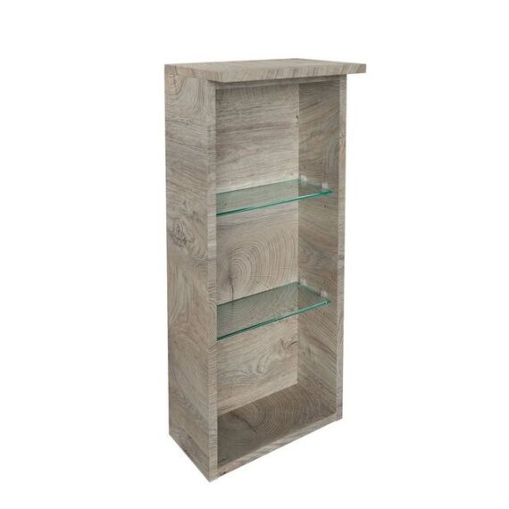 FACKELMANN Hängeschrank Oxford Regal oben 30cm - Nature Oak