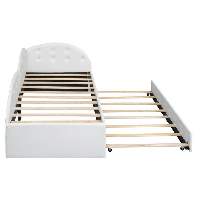 Gotagee Schlafsofa Kinderbett Einzelbett Flachbett Multifunktionsbett mit Rollbett