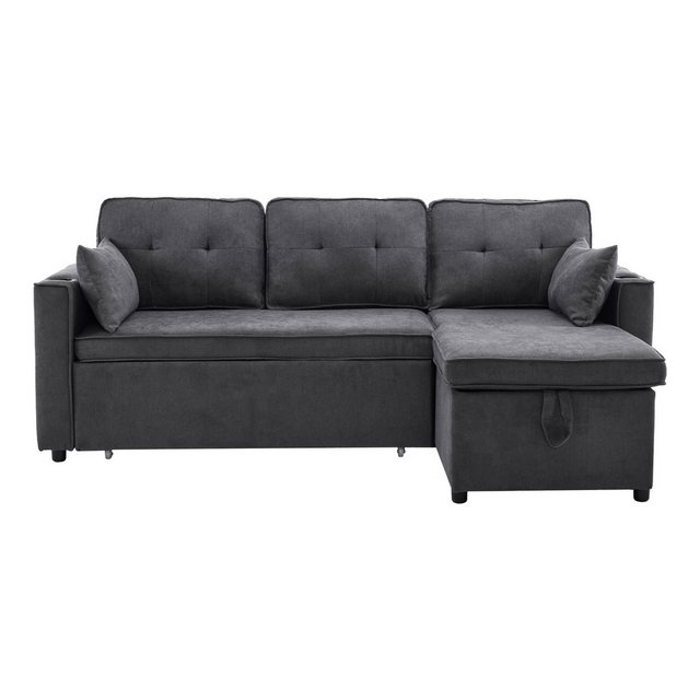 Gotagee Schlafsofa L-förmiges Sofa Polstermöbel Loungesessel mit Stauraum Wohnzimmer