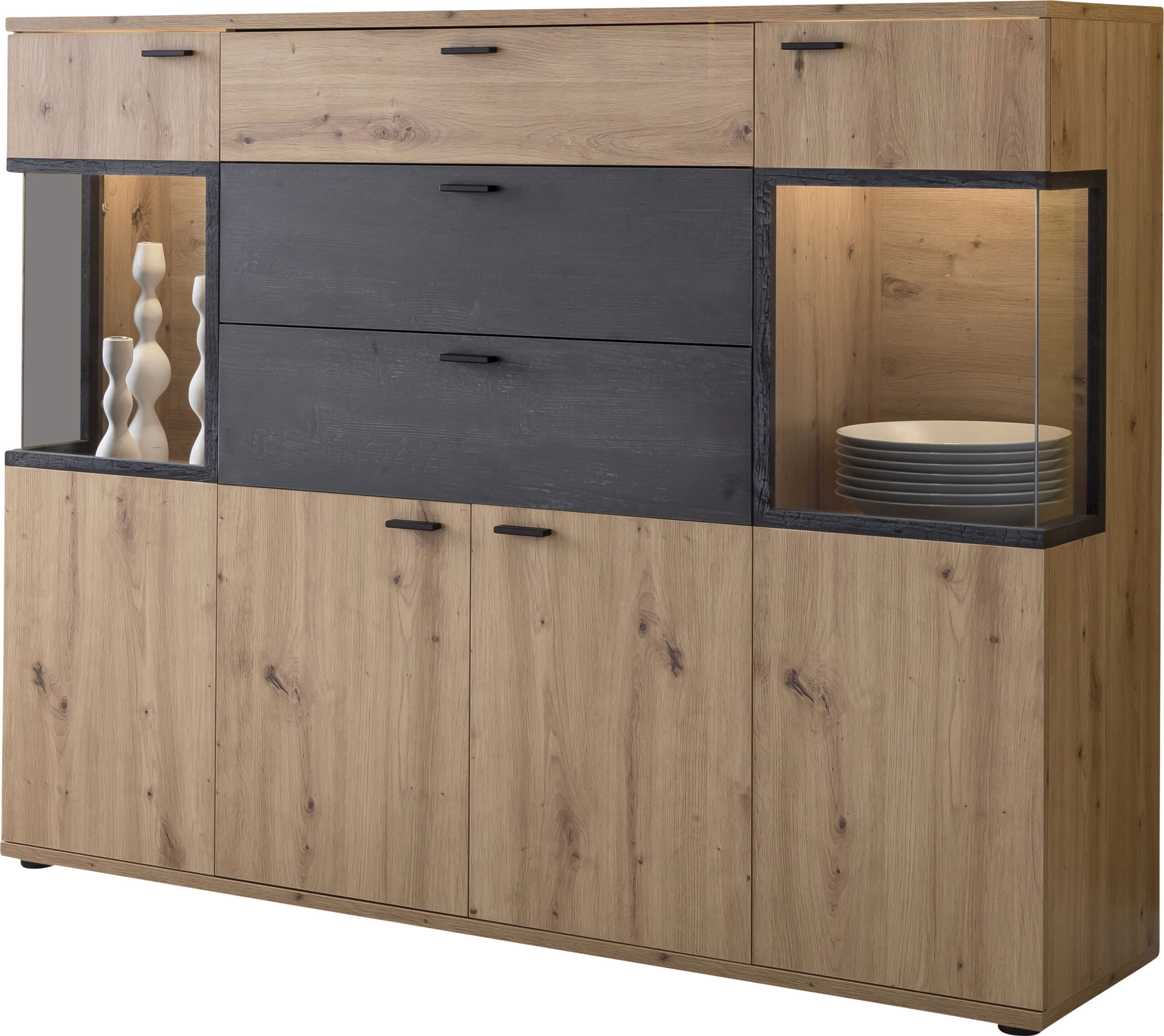 HELA Highboard „Atlanta“, Höhe 125 cm