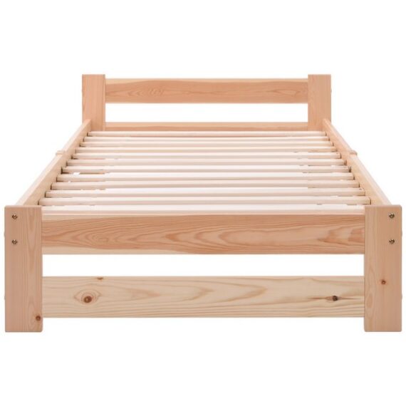 HT Jugendbett (Set, ohne Matratze), Hausbett,Massivholz,mit Kopfteil,ideal für das Kinder und Jugendzimmer