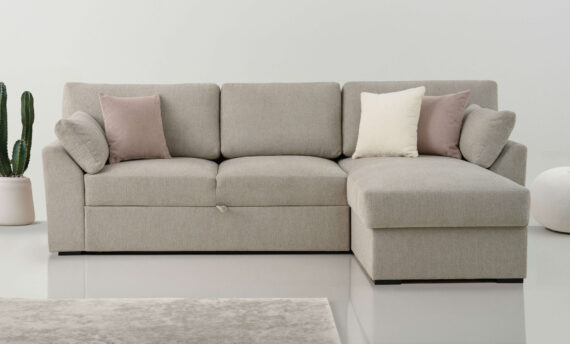 Home affaire Ecksofa "Citry Schlafsofa", Breite 246 cm, Chenille, Bettfunktion, Bettkasten, L-Form