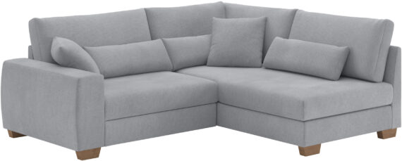 Home affaire Ecksofa "DuraSpring", mit Taschenfederkern, bis 140 kg belastbar, wahlweise mit Bett