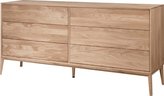 Home affaire Sideboard "Koda", 6 Schubladen mit push to open funktion