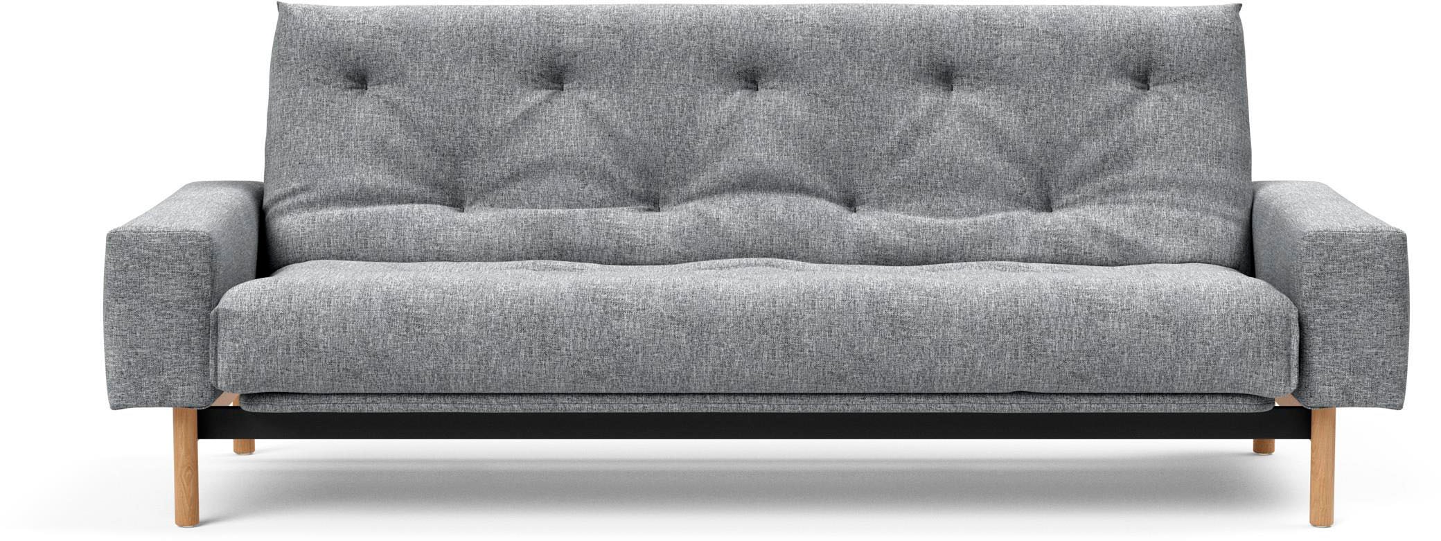 INNOVATION LIVING ™ Schlafsofa „MIMER hochwertige Schlaffunktion, aktuelles Design und extra Komfort,“, Taschenfederkernmatratze, Breite Liegefläche 140 cm