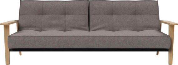 INNOVATION LIVING ™ Schlafsofa Splitback Frej, Dauerschlafsofa, bequem mit Federkernunterfederung, mit stabilen Armlehnen, in skandinavischem Design