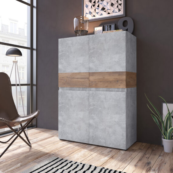 INOSIGN Highboard "Rimini", Höhe 129 cm