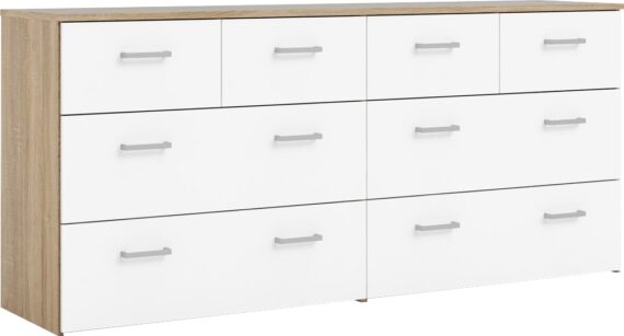 INOSIGN Kommode "Space Aufbewahrung, Schubladenschrank, Stauraum", 8 Schubladen, viel Stauruam, Breite 147 cm, Höhe 66,7 cm