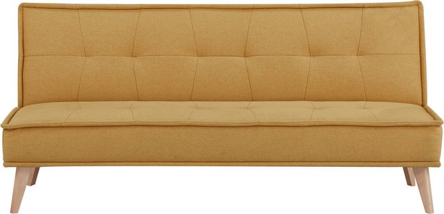 INOSIGN Schlafsofa MENDOTA, 181 cm, 3-Sitzer mit Schlaffunktion, verstellbarer Rückenlehne, Klappmechanismus