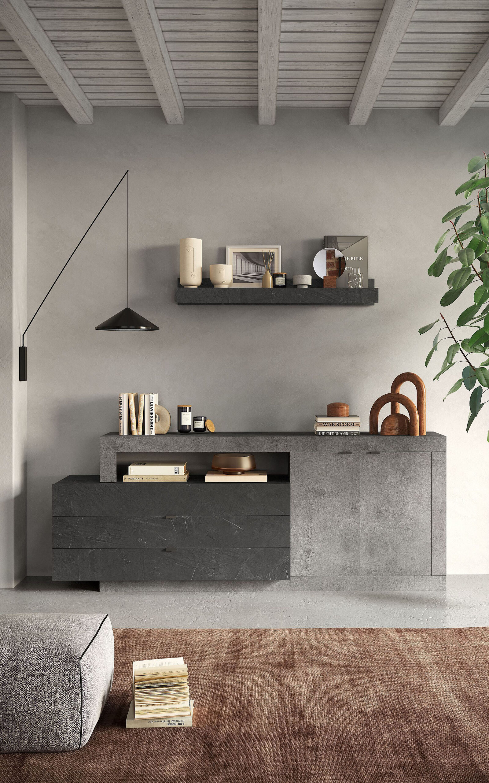 INOSIGN Sideboard „Freedom“, Breite 199 cm mit 2 Türen und 3 Schubkästen (in verschiedenen Farben)