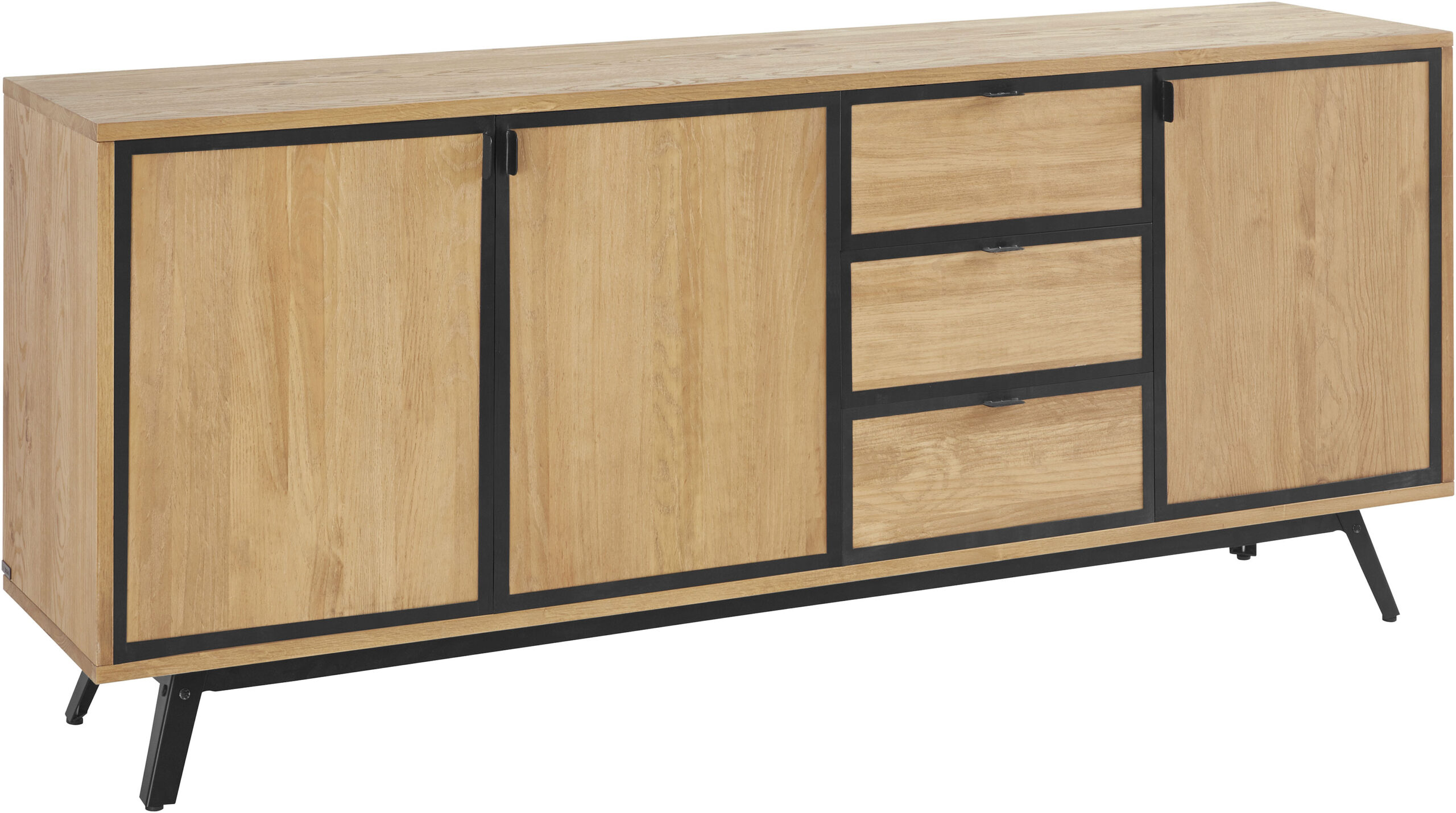 INOSIGN Sideboard „Malu“, Kommode mit Magnetverschluß an den Türen, aus massivem Kiefernholz