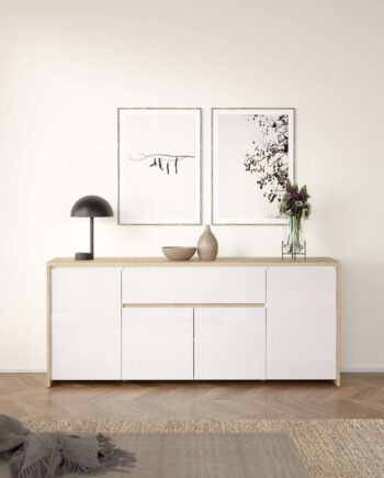 INOSIGN Sideboard „Next Anrichte, Kommode, Stauraum,“, 4 Türen, 1 Schublade, Breite 197 cm