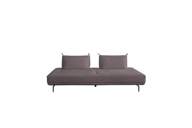 KAWOLA Schlafsofa CANE, Daybed Stoff, mit oder ohne Armlehnkissen, 210×100 cm