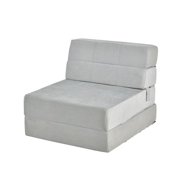 KOMFOTTEU Sofa Bodensofa, 3 in 1 klappbares Sofabett,aus Schaumstoff