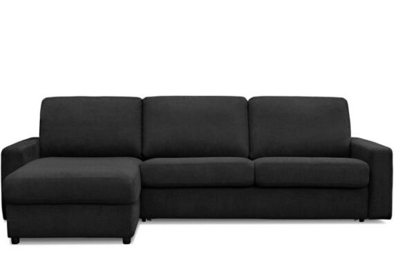 KONSIMO Ecksofa MENTO Ecksofa links/rechts, zeitloses Design,Dauerschlaf-Funktion mit Unterfederung und Matratze