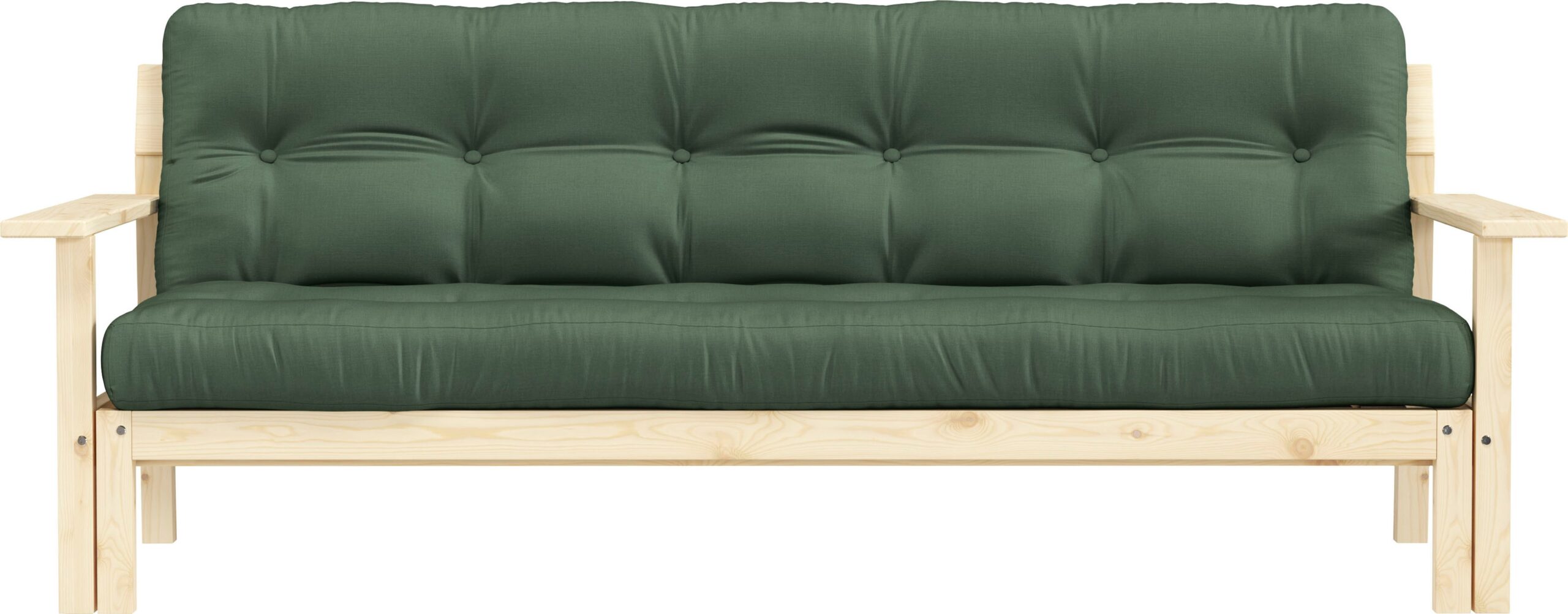 Karup Design Schlafsofa „Unwind“, Mit Holzstruktur, inkl. Futonmatratze, Liegefläche 130×190 cm