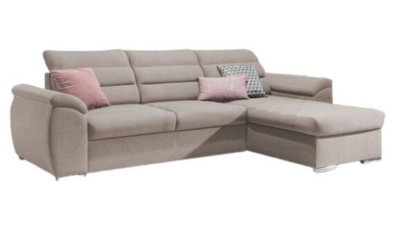 Luxusbetten24 Schlafsofa Designer Sofa Lima, mit Schlaf- und Klappfunktion