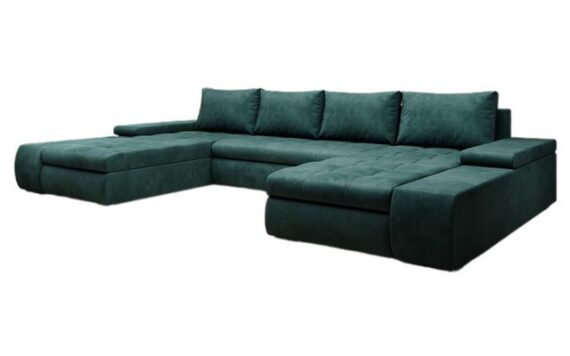 Luxusbetten24 Schlafsofa Designer Sofa Martino, mit Schlaffunktion