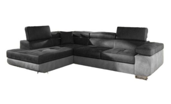 Luxusbetten24 Schlafsofa Designer Sofa Pisa, mit Schlaf- und Klappfunktion