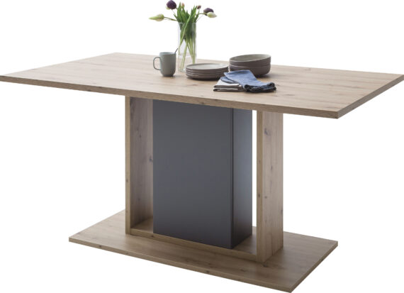 MCA furniture Esstisch "Lizzano", Landhausstil modern, bis 80 Kg belastbar, Tisch 160 cm breit