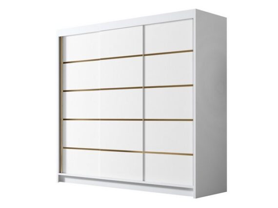 MIRJAN24 Kleiderschrank Evo VII (mit drei Schwebetüren) 200x58x215 cm