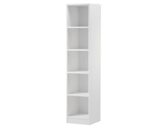 MOEBLO Bücherregal Regal CRAMP, Stilvolles und funktionales Aufbewahrungsmöbel für jeden Wohnraum, Bücherregal Bücherregal für das Büro Bücherregal für Dokumente Wohnbereich Wohnzimmer, -(BxHxT):40x180x40 cm