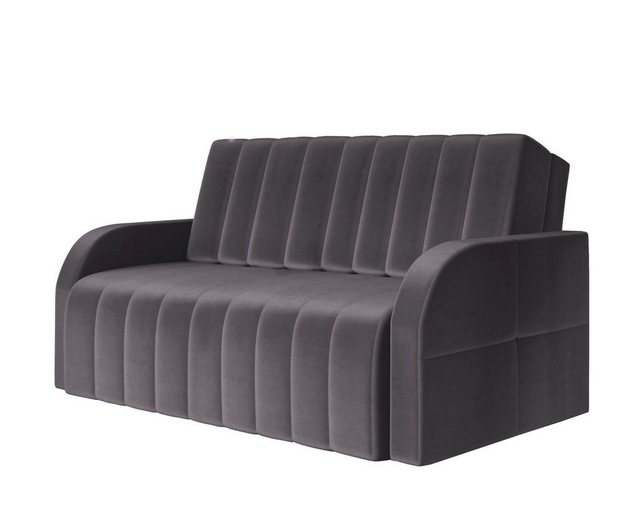 MOEBLO Kindersofa aus Samt MONTANA 120, Schlafsessel Sofa Sessel Jugendsofa Schlafsofa 2-Sitzer Gästebett mit Schlaffunktion, mit Bettkasten, mit Relaxfunktion