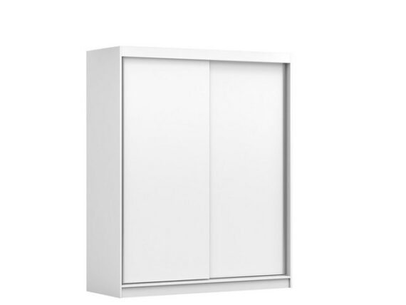 MOEBLO Schiebetürenschrank EVA 04 (Schwebetürenschrank 2-türig Schrank Garderobe Schiebtüren, Schlafzimmer Wohnzimmerschrank) (BxHxT): 160x195x61 cm