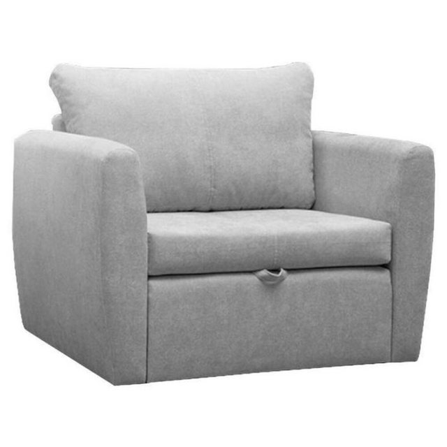 MOEBLO Schlafsofa SARA 80, Schlafsessel Gästebett Klappsofa mit Bettfunktion Couch Schlafcouch klein Mini Sofa Sessel Salon Jugendzimmer Kindersofa, mit Schlaffunktion und Bettkasten