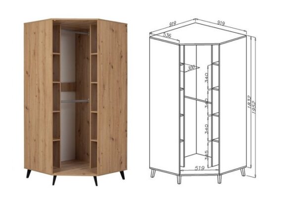 Marmex Möbel Schrank-Set Arti Set 7