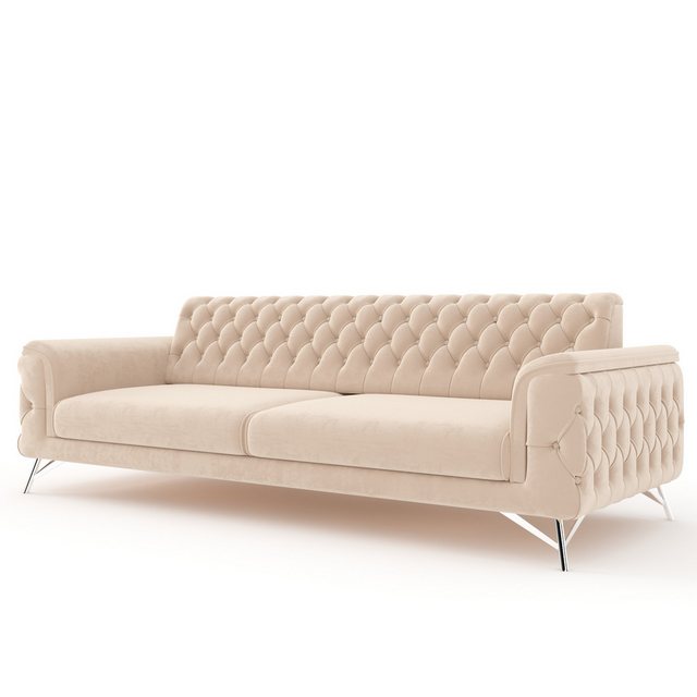 Möbeldreams Chesterfield-Sofa Alina Chesterfield 3-Sitzer Schlafsofa