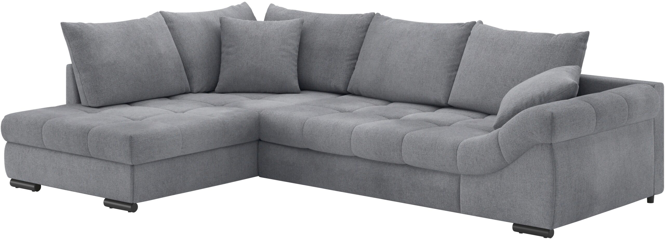 Mr. Couch Ecksofa „Allegro DuraFlex, L-Form“, Hochschläfer-Bettauszug, Kaltschaumpolsterung, bis 140 kg belastbar