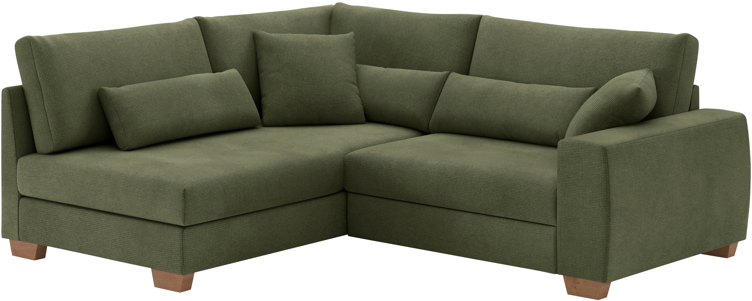 Mr. Couch Ecksofa „DuraSpring“, mit Taschenfederkern, bis 140 kg belastbar, wahlweise mit Bett