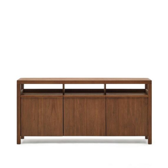 Natur24 Vitrine Sideboard Sashi 180 x 85 x 40 cm Teakholz