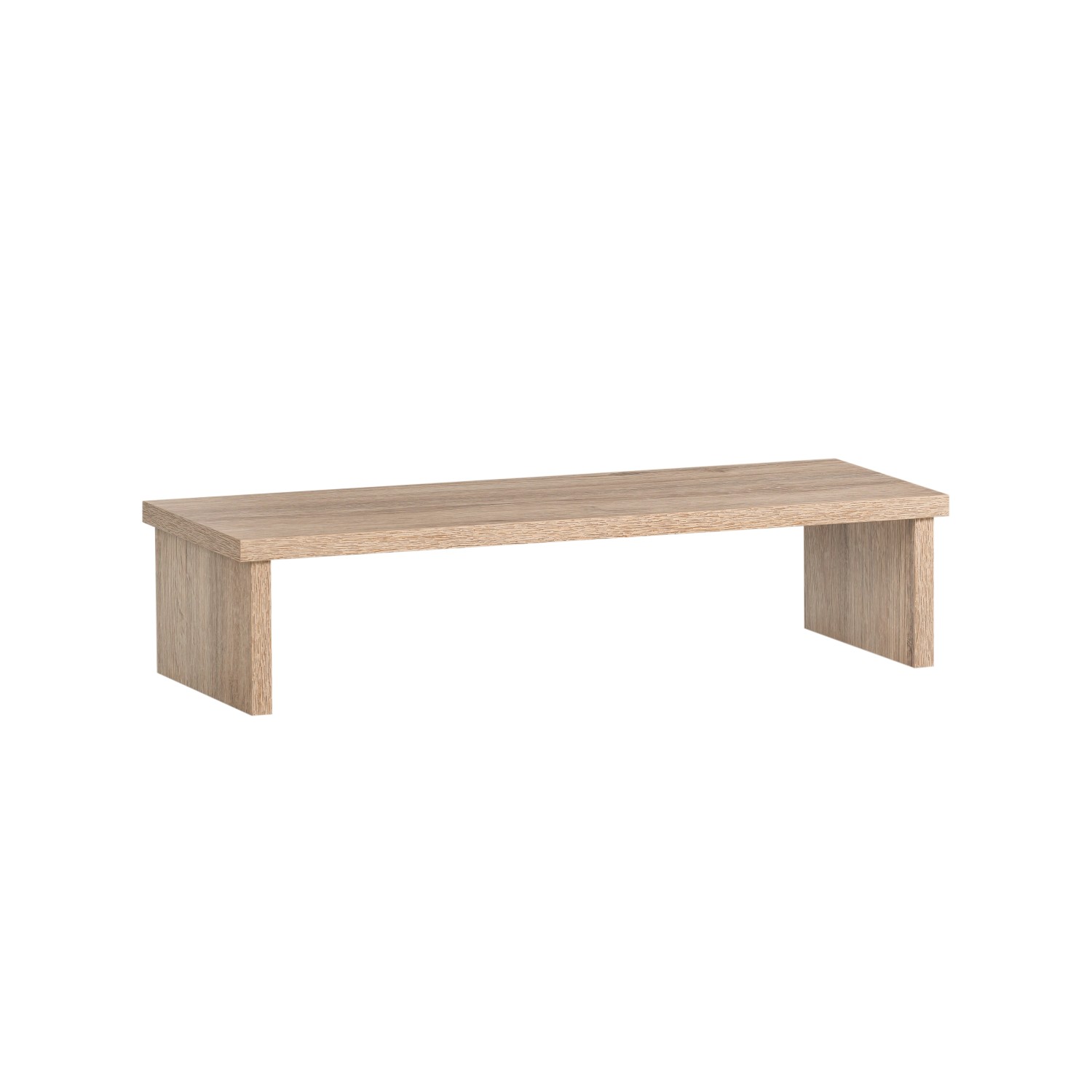 PROREGAL Monitorständer für Schreibtisch Fox Small HxBxT 13 x 55 x 20 cm für 1 Bildschirm Eiche