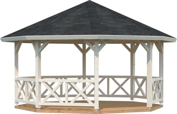 Palmako Holzpavillon "Betty", BxT: 551x551 cm, naturbelassen