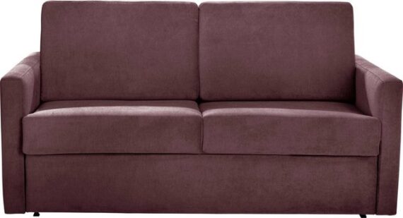 Places of Style Schlafsofa Goldpoint 162 cm, Dauerschläfer, Liegefläche 120/200cm, 2-Sitzer mit Bettfunktion, Bonell-Federkernmatratze