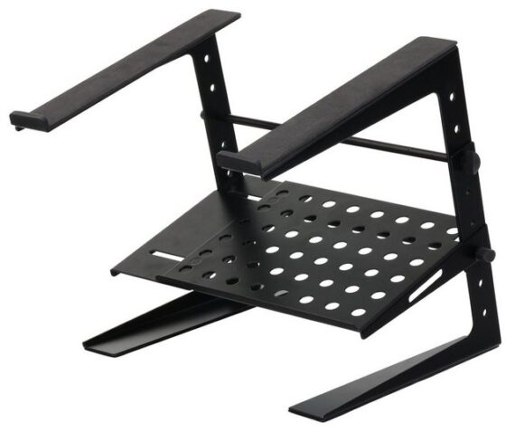 Pronomic Pronomic LS-200 Laptop Stand Deluxe Laptop-Ständer, (Zusätzliche Ablagefläche für weiteres Equipment)