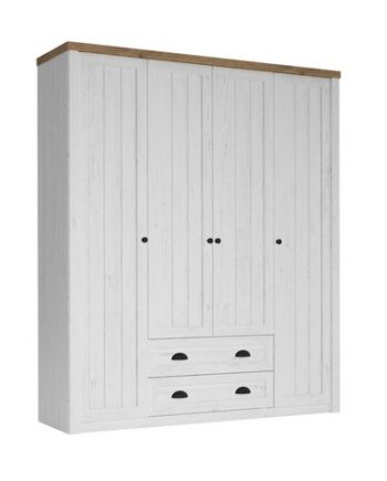 ROYAL24_MARKT Kleiderschrank – Der perfekte Raum für Ihre Mode. (Kleiderschrank, 1-St., Premium – Provence) Premium – Schick – Makellos.