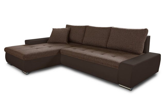 Sofnet Ecksofa Faris, mit Schlaffunktion und Bettkasten, Schlafsofa – Wohnlandschaft – Big Couch