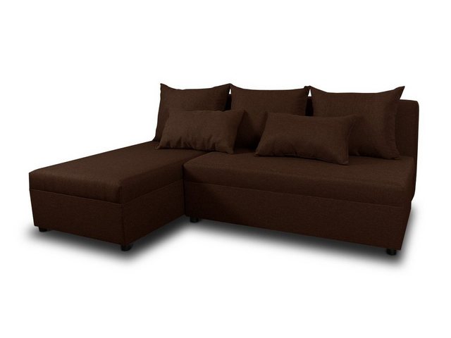 Sofnet Ecksofa Pono, mit Schlaffunktion und Bettkasten, L-Form Couch, Schlafsofa, Ottomane Universal