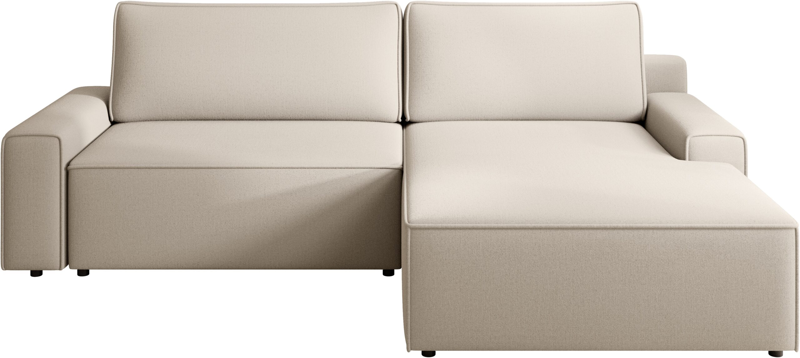 TRENDMANUFAKTUR Ecksofa "Challenge, Schlafsofa mit Bettkasten, Couch in L-Form, Breite 245 cm", Recamiere beidseitig montierbar, auch in trendigem Cordstoff