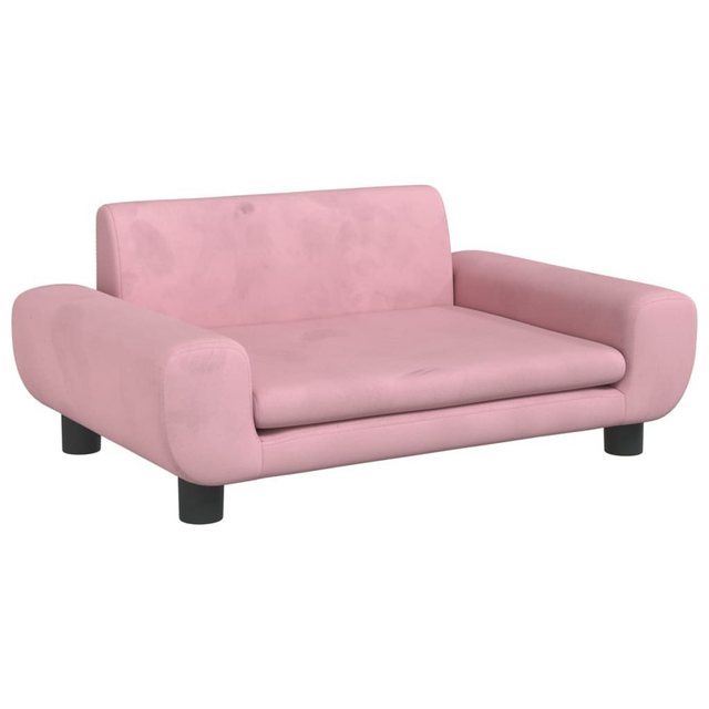 Vellora Ecksofa Kindersofa Rosa 70x45x33 cm Samt