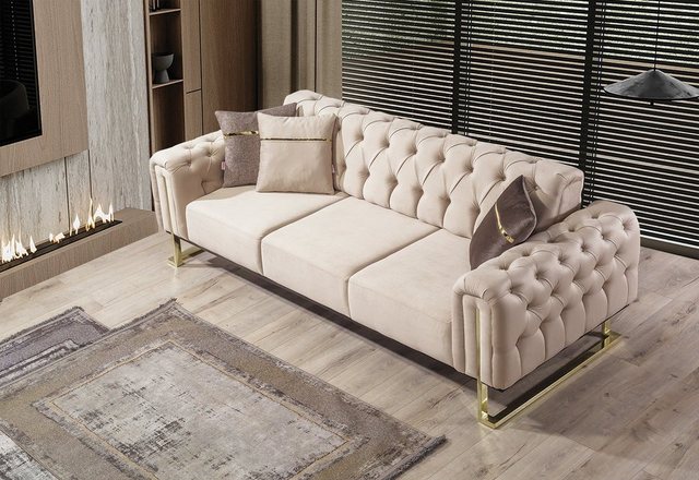 Villa Möbel Sofa Nova, Set, mit Relax-/Bettfunktion durch umklappbare Rückenlehne