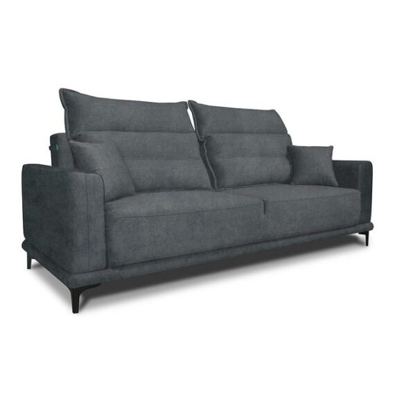 VitaliSpa® Schlafsofa Caprioli, Anthrazit, 236 cm, Bettkasten