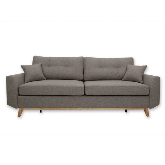 VitaliSpa® Schlafsofa Sidney, Braun, 230 cm