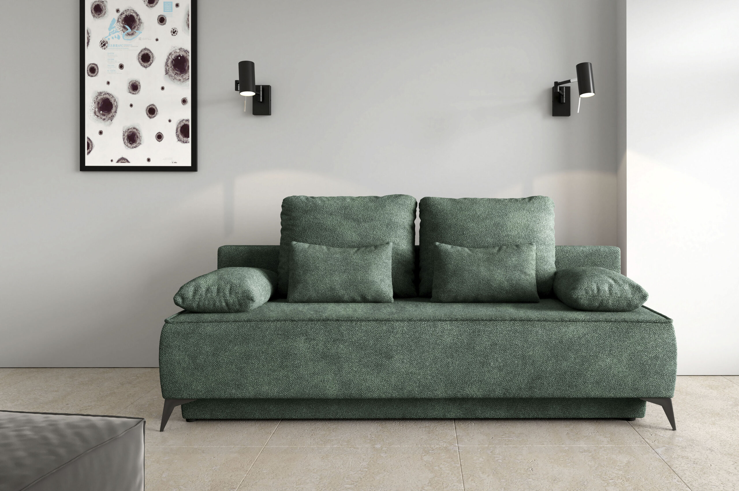 WERK2 Schlafsofa „Indira“, 2-Sitzer Sofa & Schlafcouch