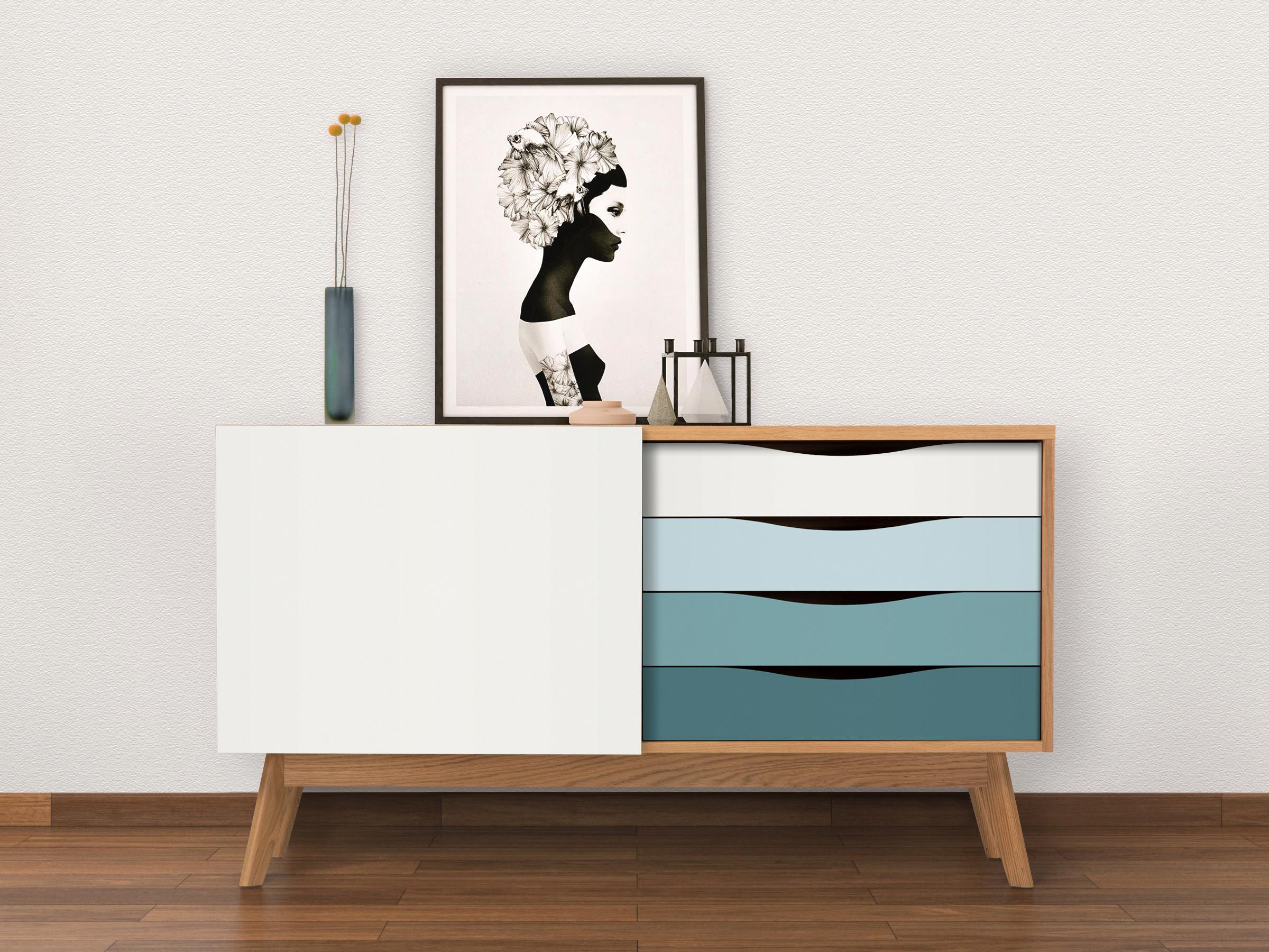 Woodman Sideboard „Hilla“, Kommode im angesagten skandinavischen Look, Breite 130 cm